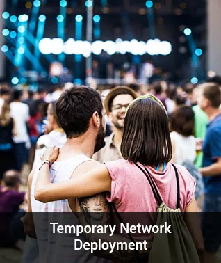 temporary network deployment